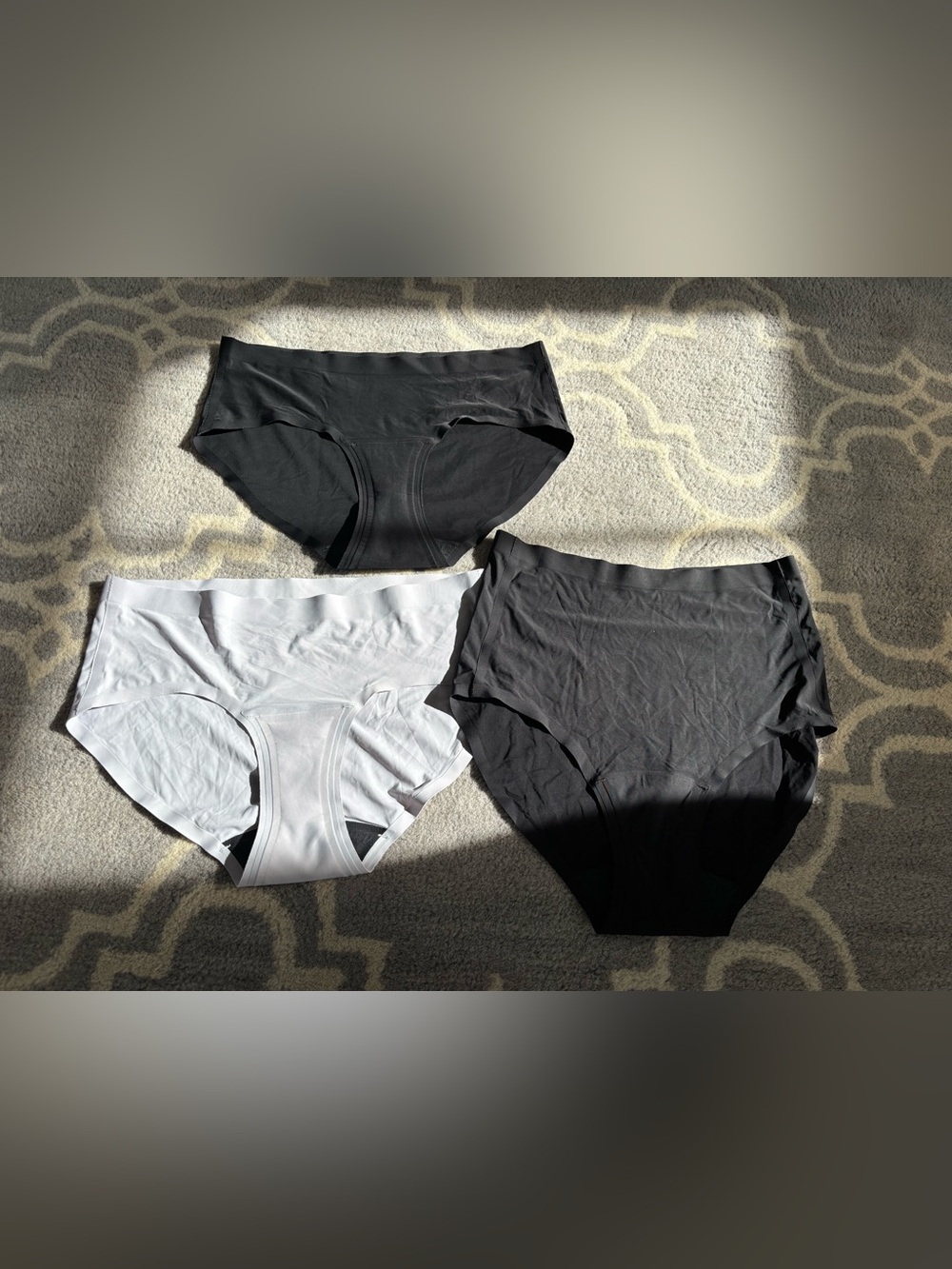 Set of 3 Knix Size M Medium Lightly Padded Bikini Underwear